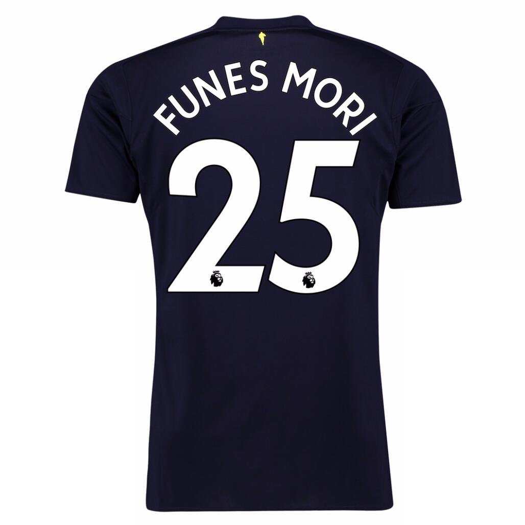 Camiseta Everton Tercera equipación Funes Mori 2017-2018